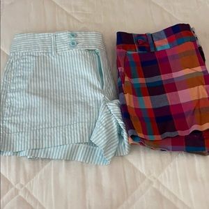 2 pairs EUC Banana Republic shorts size 6